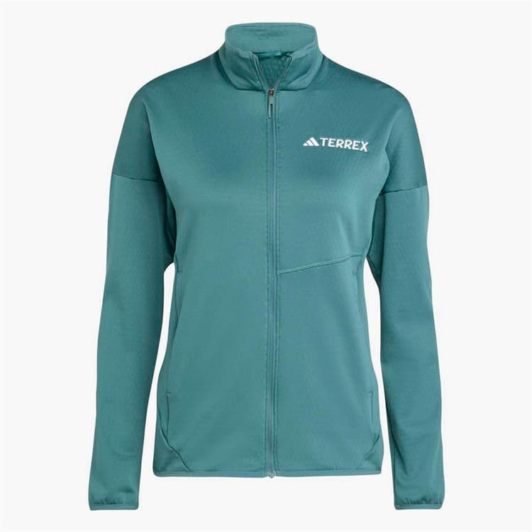 adidas Dames Terrex Xperior Climawarm Licht Fleece Jas Preloved Teal