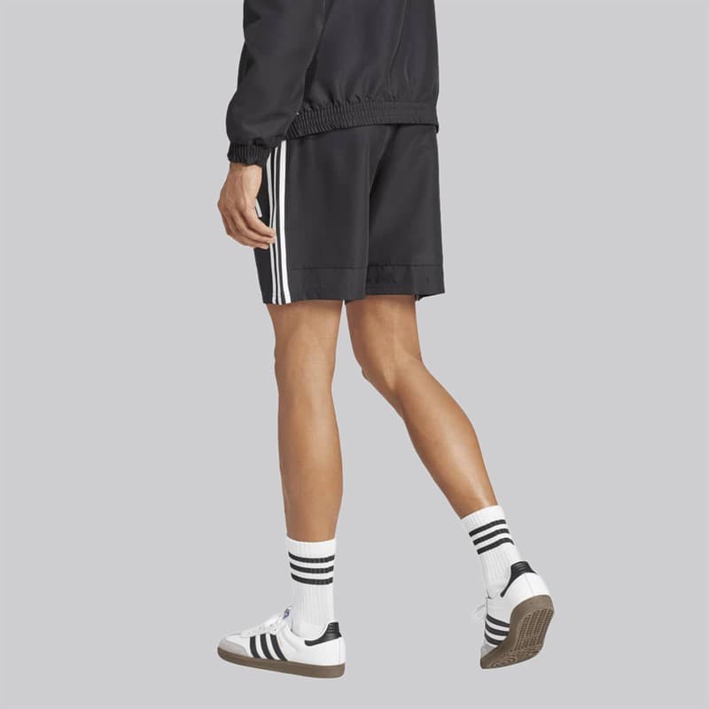 adidas Heren Tiro 25 Essentials Geweven Shorts Zwart/Wit - Afbeelding 2