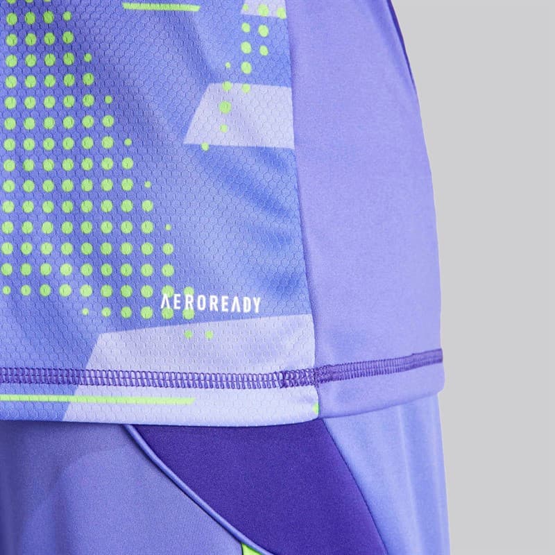 adidas Heren MUFC Manchester United 24/25 Langarm Torwart Trikot Paars - Afbeelding 4
