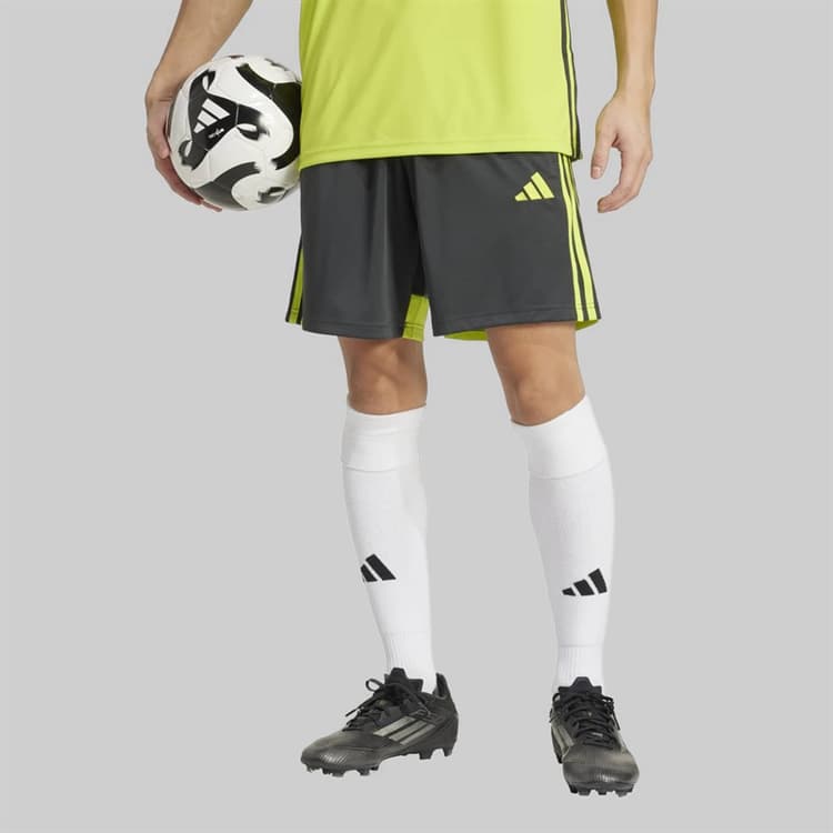 adidas Heren Tiro 25 Essentials Shorts Carbon/Semi Solar Yellow