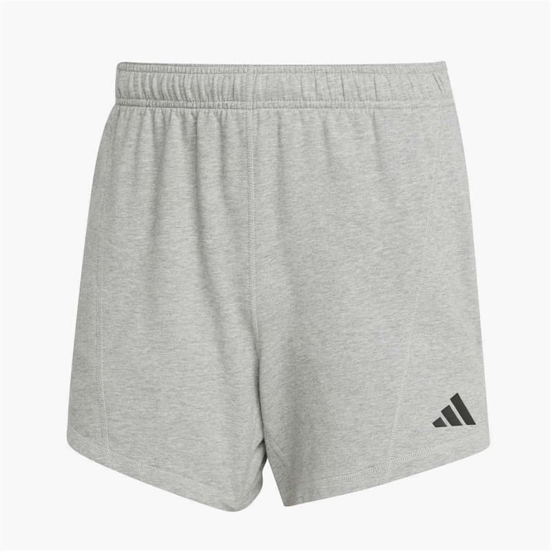 adidas Heren D4T Workout French Terry Shorts Medium Grey Heather - Afbeelding 5