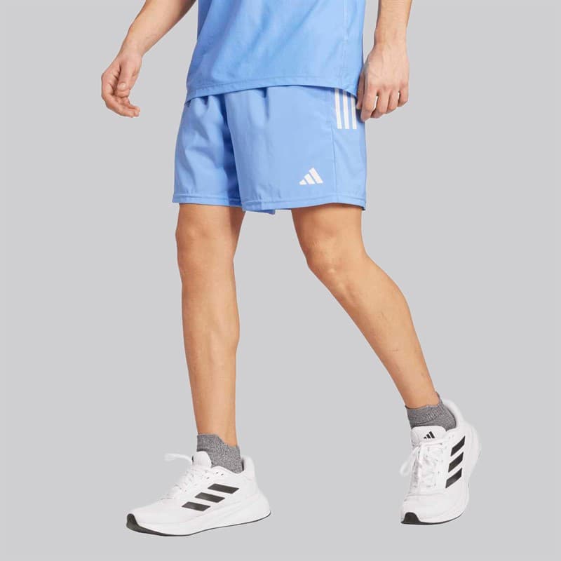 adidas Heren Own The Run Hardloopbroek Blue Fushion - Afbeelding 1