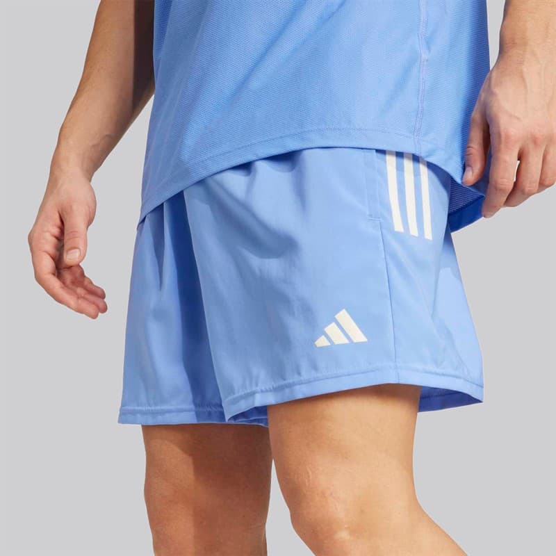 adidas Heren Own The Run Hardloopbroek Blue Fushion - Afbeelding 3