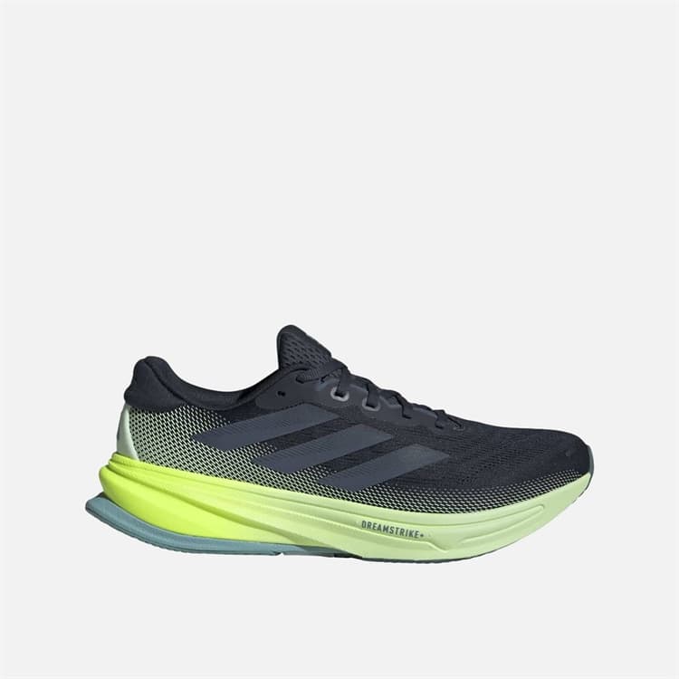 adidas Heren Supernova Rise 2 Neutrale Hardloopschoenen Aurora Ink/Preloved Ink/Semi Green Spark