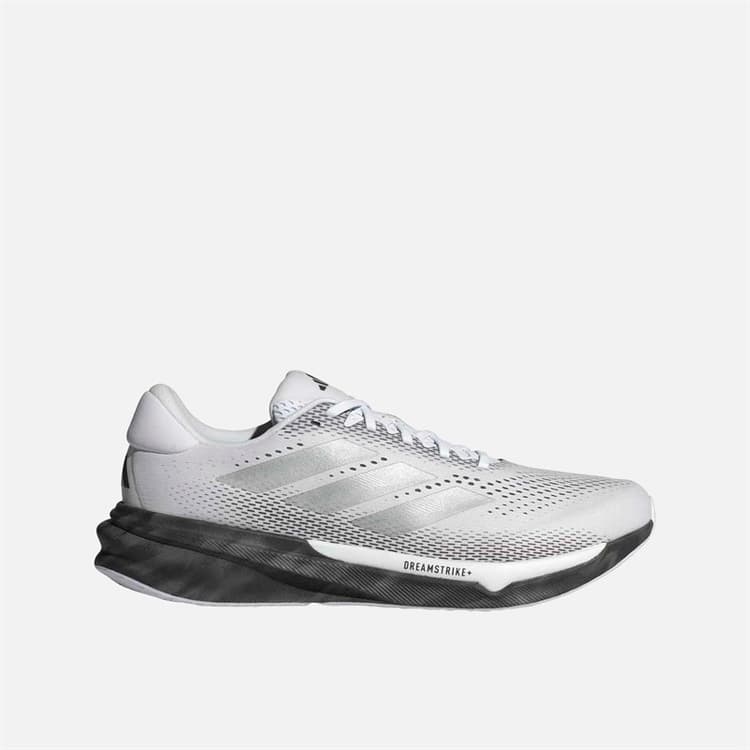 adidas Heren Supernova Stride 2 Neutrale Hardloopschoenen Footwear White/Silver Metallic/Core Black