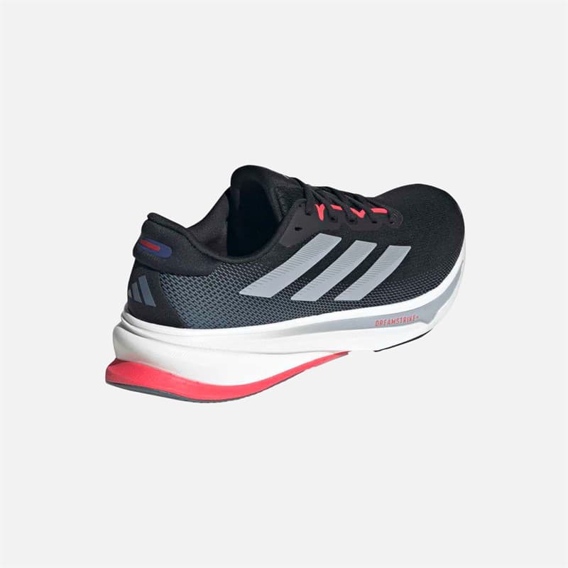 adidas Heren Supernova Rise 2 Neutrale Hardloopschoenen Core Black/Halo Silver/Lucid Red - Afbeelding 3