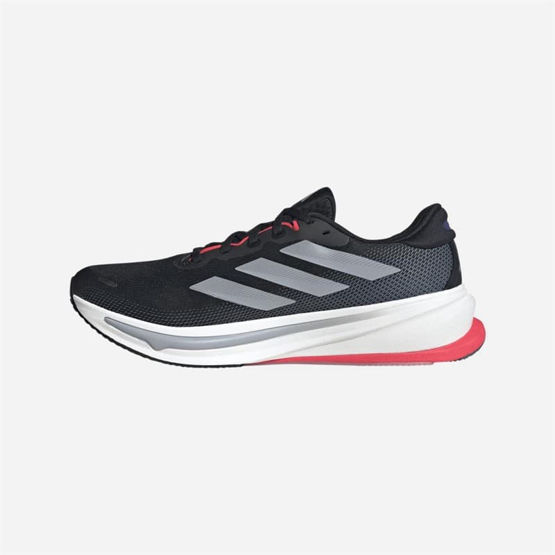 adidas Heren Supernova Rise 2 Neutrale Hardloopschoenen Core Black/Halo Silver/Lucid Red - Afbeelding 5