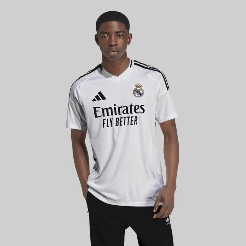 adidas Heren RMCF Real Madrid 24/25 Thuisshirt Wit - Afbeelding 1