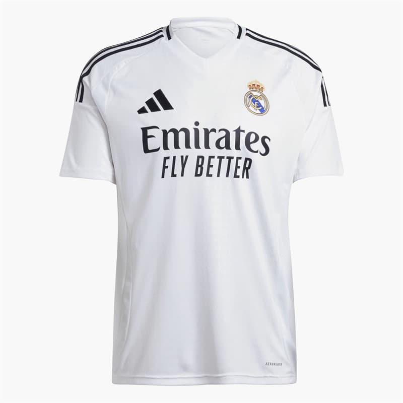 adidas Heren RMCF Real Madrid 24/25 Thuisshirt Wit - Afbeelding 5