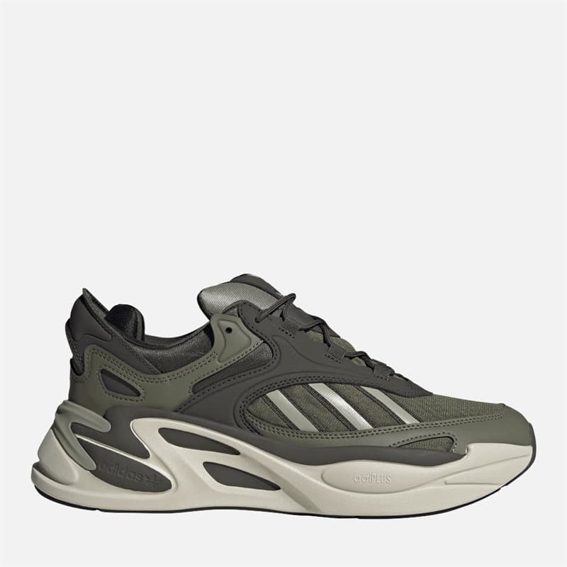 adidas Originals Heren Ozmorph Trainers Focus Olive/Silver Pebble/Shadow Olive - Afbeelding 1