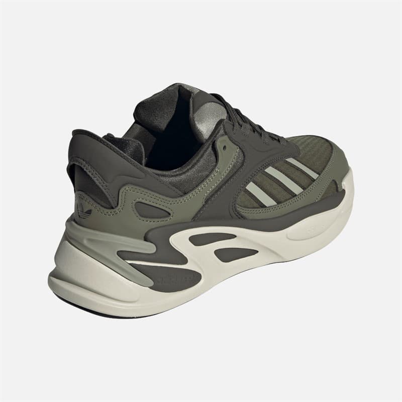 adidas Originals Heren Ozmorph Trainers Focus Olive/Silver Pebble/Shadow Olive - Afbeelding 3