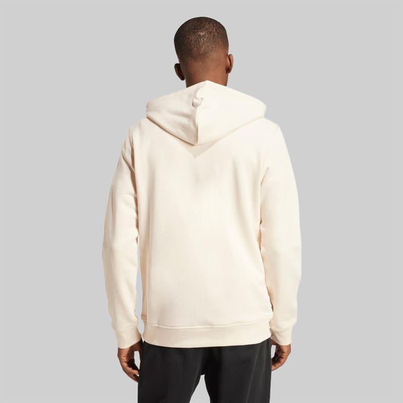adidas Originals Heren Trefoil Essentials French Terry Hoodie Wonder White - Afbeelding 2