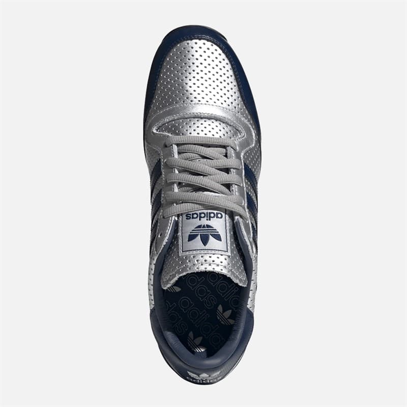 adidas Originals Heren Galaxt OG Sneakers Silver Metallic/Night Indigo/Off White - Afbeelding 4