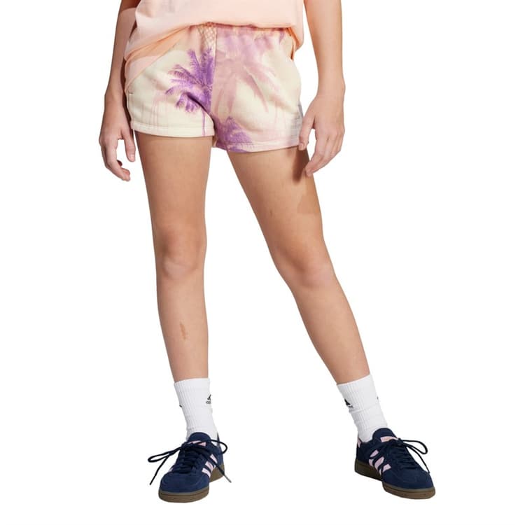 adidas Originals Junior Meisjes AOP shorts Semi Pink Spark/Multicolor