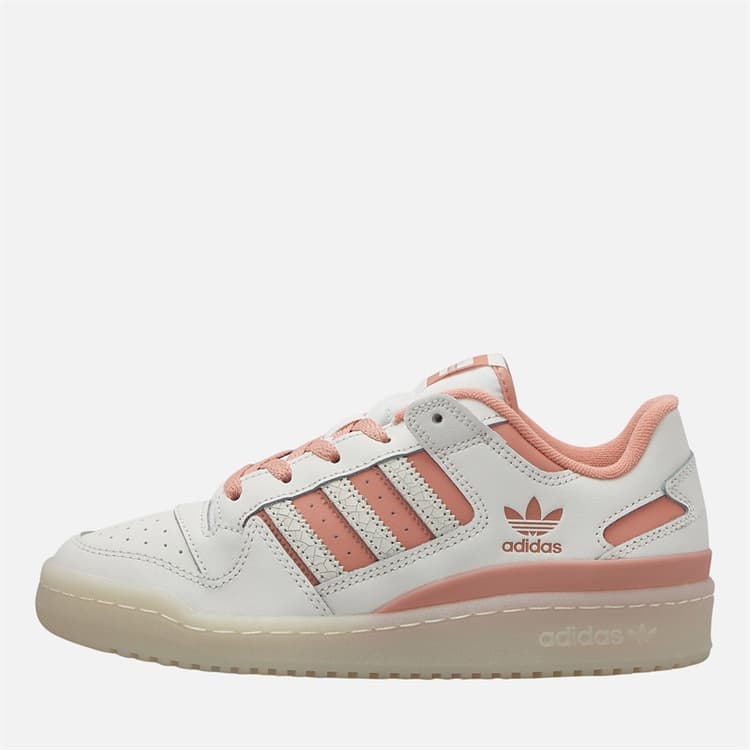 adidas Originals Dames Forum Low CL Sneakers Cloud White/Wonder Clay/Magic Earth