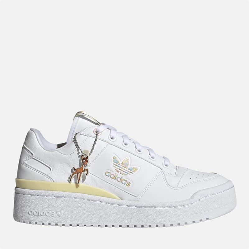 adidas Originals Dames X Disney Forum Bold Sneakers Cloud White/Silver Metallic/Core Black - Afbeelding 1