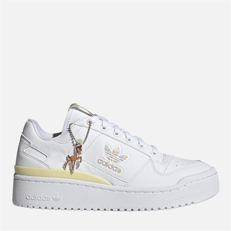 adidas Originals Dames X Disney Forum Bold Sneakers Cloud White/Silver Metallic/Core Black
