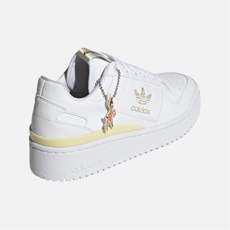 adidas Originals Dames X Disney Forum Bold Sneakers Cloud White/Silver Metallic/Core Black - Afbeelding 3