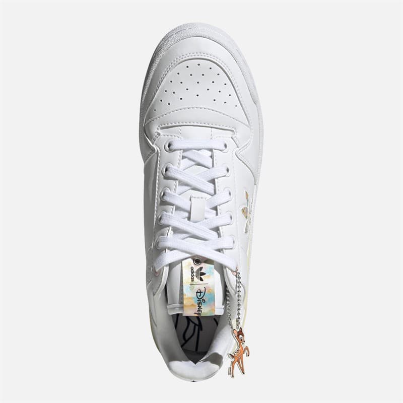 adidas Originals Dames X Disney Forum Bold Sneakers Cloud White/Silver Metallic/Core Black - Afbeelding 4