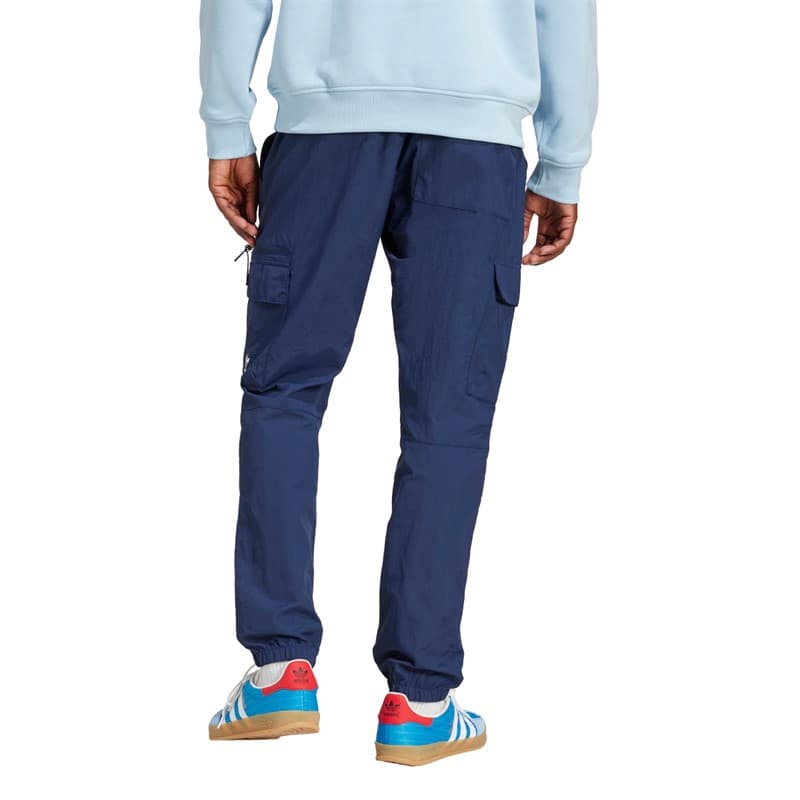 adidas Originals Heren Trefoil Essentials Geweven Cargo Broek Night Indigo - Afbeelding 2