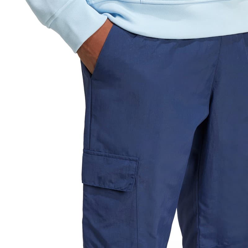 adidas Originals Heren Trefoil Essentials Geweven Cargo Broek Night Indigo - Afbeelding 4