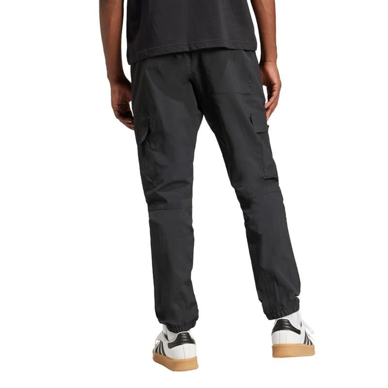 adidas Originals Heren Trefoil Essentials Geweven Cargo Broek Zwart - Afbeelding 2