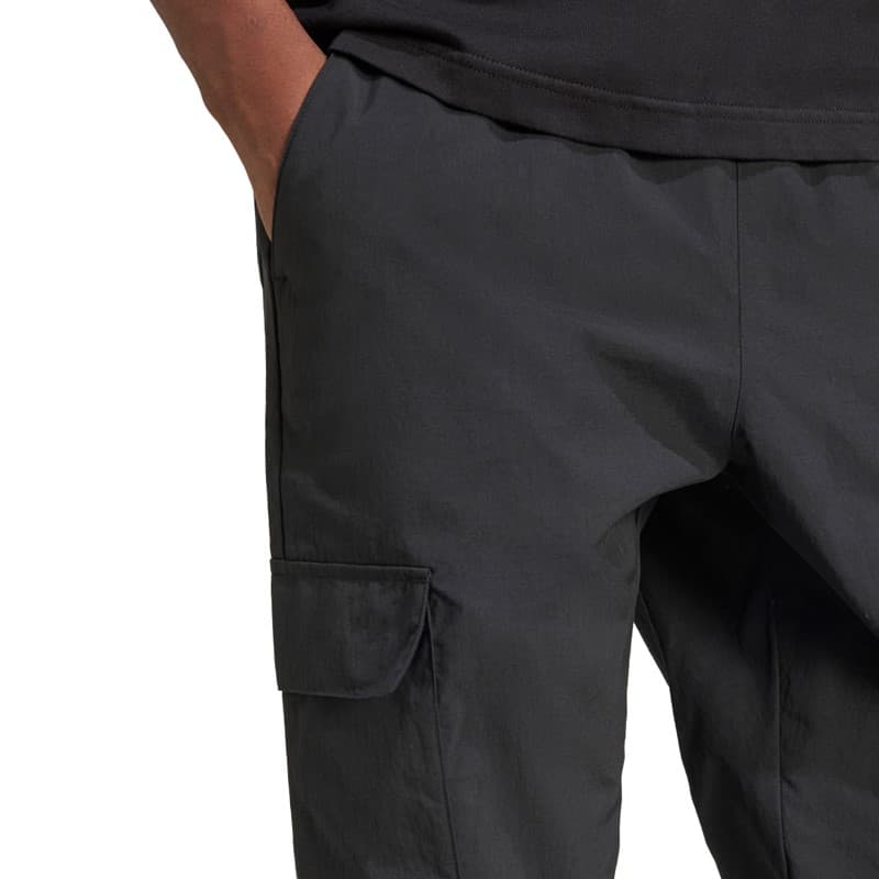 adidas Originals Heren Trefoil Essentials Geweven Cargo Broek Zwart - Afbeelding 5