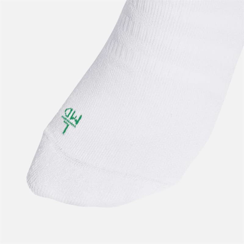 adidas Originals Heren Tennis Lage Sokken Wit/Groen - Afbeelding 3