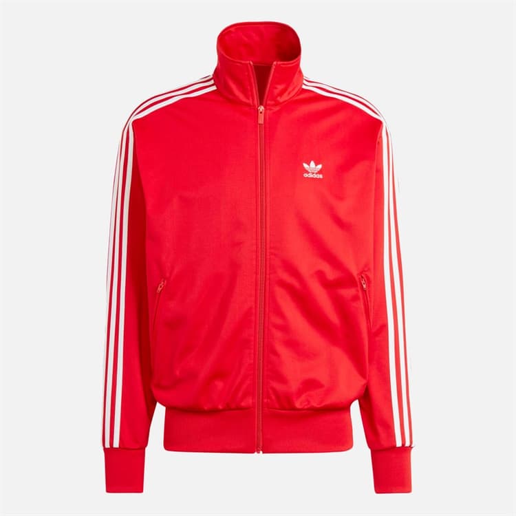 adidas Originals Heren Firebird Adicolor Trainingsjack Better Scarlet/Wit