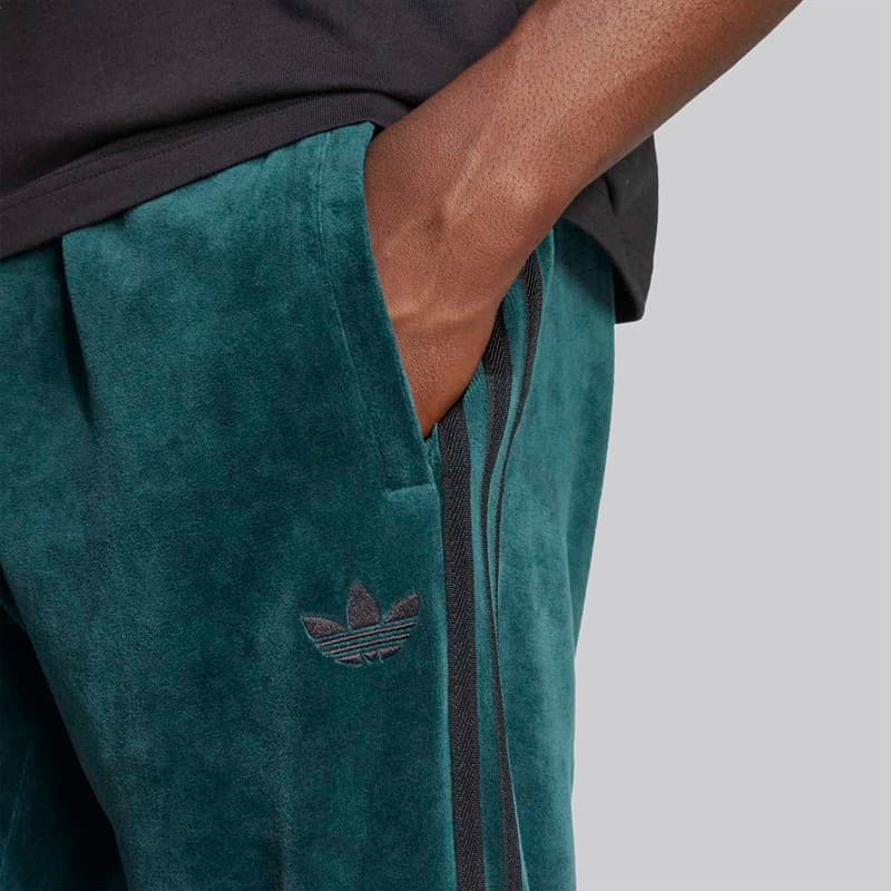 adidas Originals Heren Adicolor Superstar Velours Trainingsbroek Aurora Ivy - Afbeelding 3