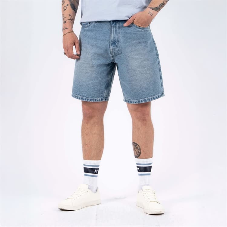 Marcus Heren Justin 2236 Denim Korte broek Light Blue Snow