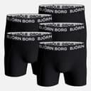 BJORN BORG Heren Boxers Vijf Pack Zwart Beauty