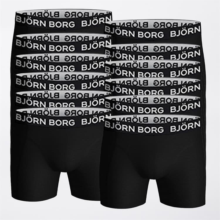 BJORN BORG Heren Set van 12 Katoen Stretch Boxers Multipack 1