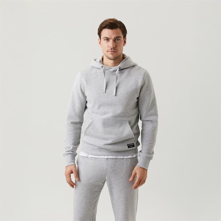 BJORN BORG Heren Centre Hoodie Licht Grijs Melange