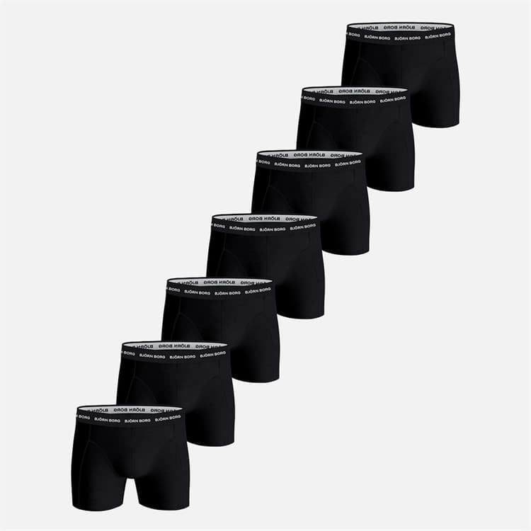 BJORN BORG Heren Set van 7 Katoen Stretch Boxers Multipack 1