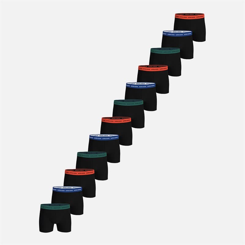 BJORN BORG Heren Twaalf Pack Katoen Stretch Boxers Multipack 1 - Afbeelding 1