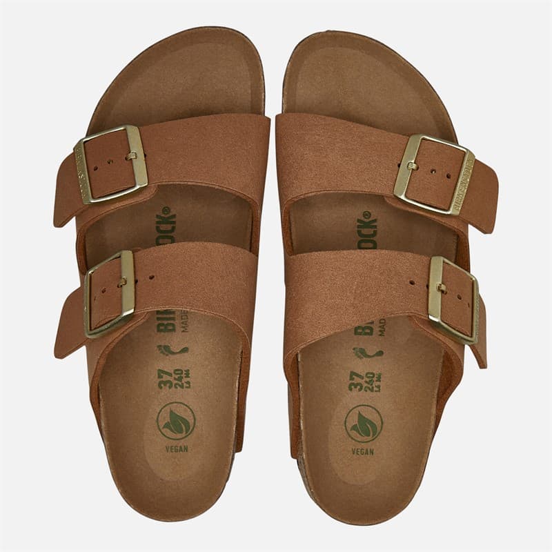 Birkenstock Dames Arizona Dubbele Gesp Sandalen Soft Pecan - Afbeelding 4