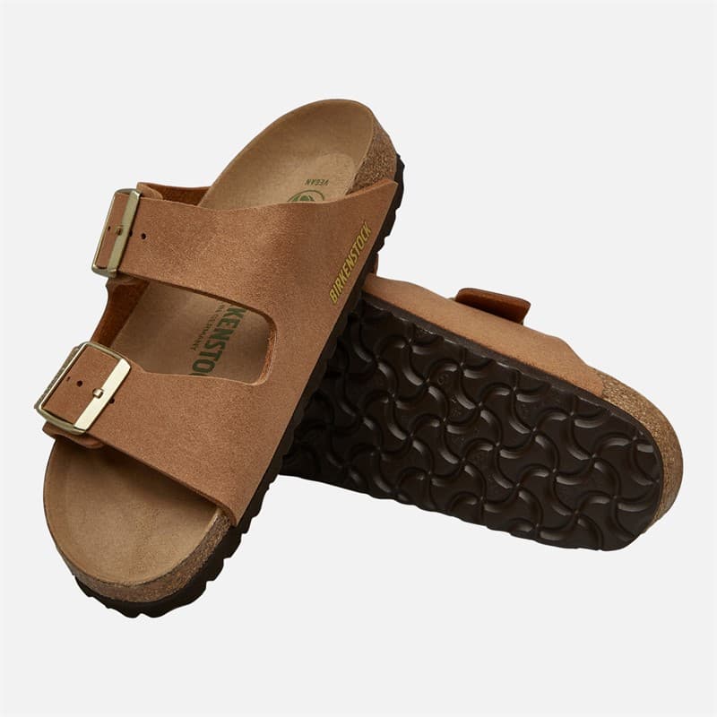 Birkenstock Dames Arizona Dubbele Gesp Sandalen Soft Pecan - Afbeelding 5