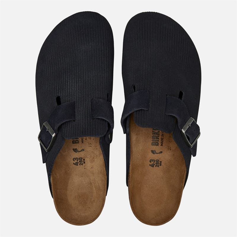 Birkenstock Heren Boston Corduroy Klompen Midnight - Afbeelding 3