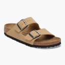 Birkenstock Dames Arizona Dubbele Gesp Sandalen Latte Cream