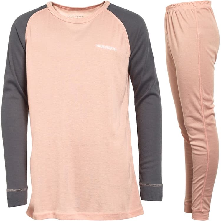 True North Meisjes Baselayer Set Roze Comb