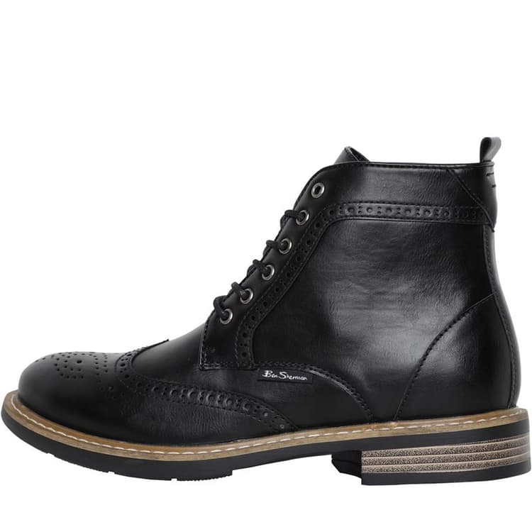 Ben Sherman Herenschoenen Templeton Brogue Zwart