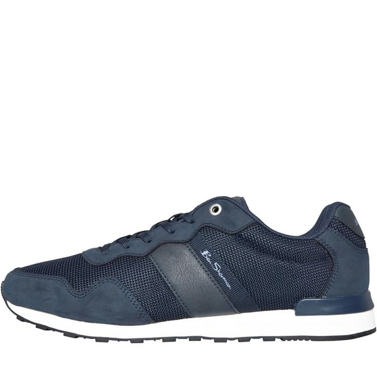 Ben Sherman Heren Owen Retro Run Sneakers Marineblauw