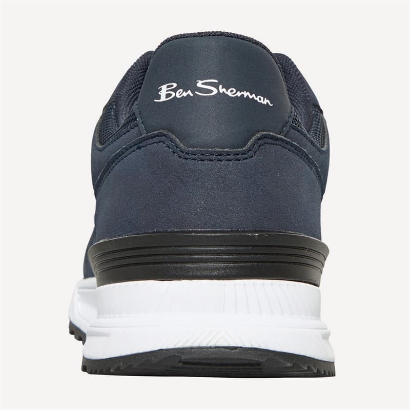 Ben Sherman Heren Fowler Sneakers Marineblauw - Afbeelding 3