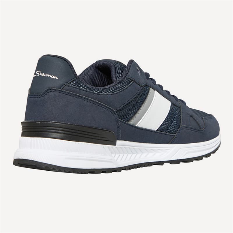 Ben Sherman Heren Fowler Sneakers Marineblauw - Afbeelding 5