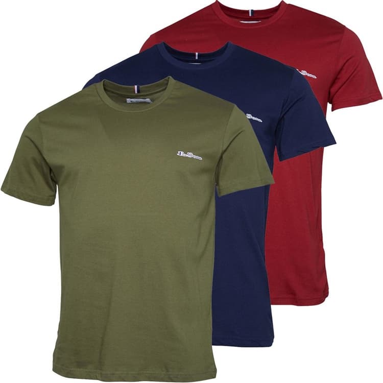 Ben Sherman Heren Otto T-shirts Kaki