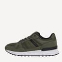Ben Sherman Heren Fowler Sneakers Khaki/Zwart