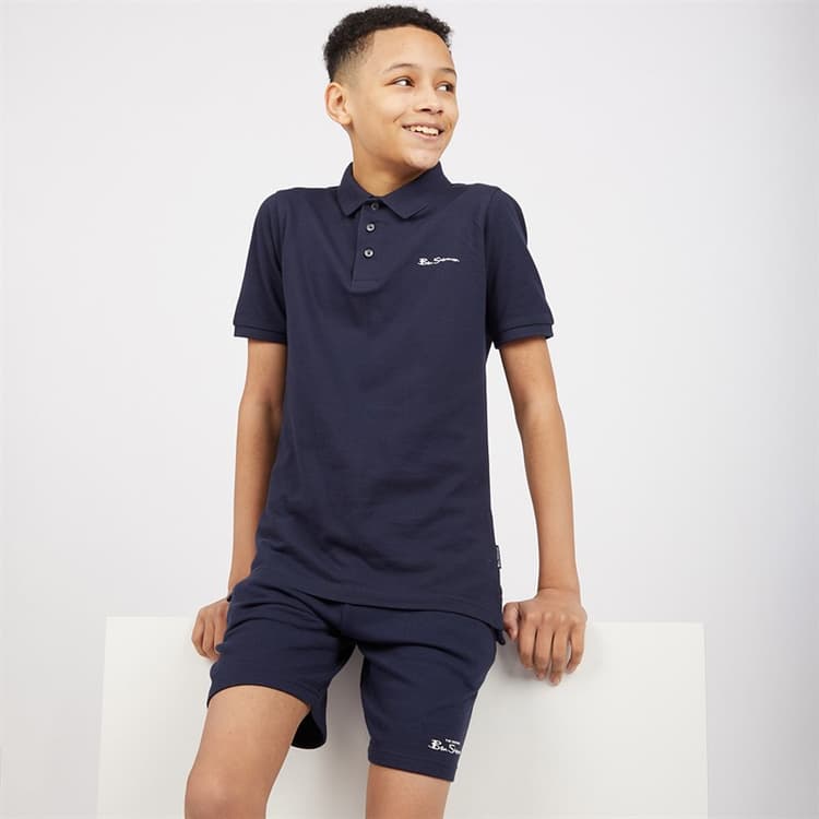 Ben Sherman Jongens Script Set Blauw