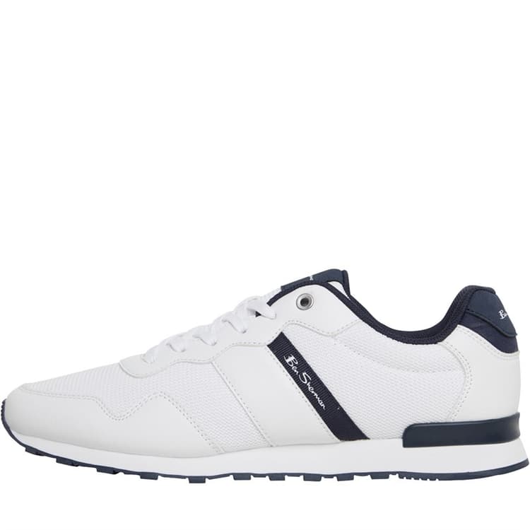 Ben Sherman Heren Owen Retro Sneakers Wit