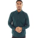 Ben Sherman Heren Gingham Overhemden met lange mouwen Groen
